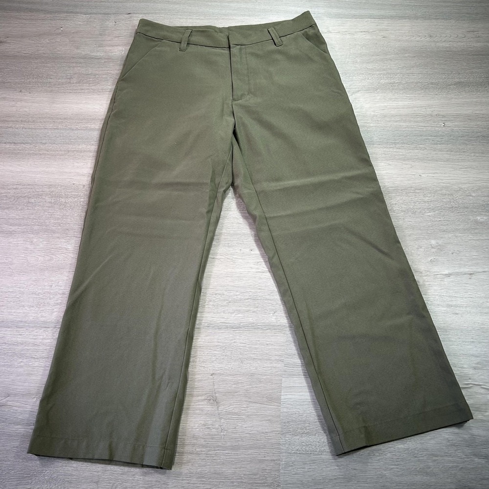 VINTAGE Patagonia Pants Womens 6 Green Straight Crop Casual Trouser 90s